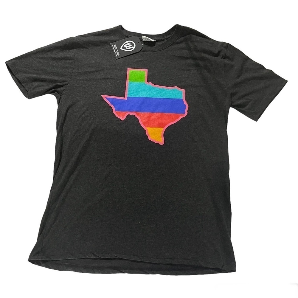 Where I'm From Texas Short Sleeve Tee, Size Medium